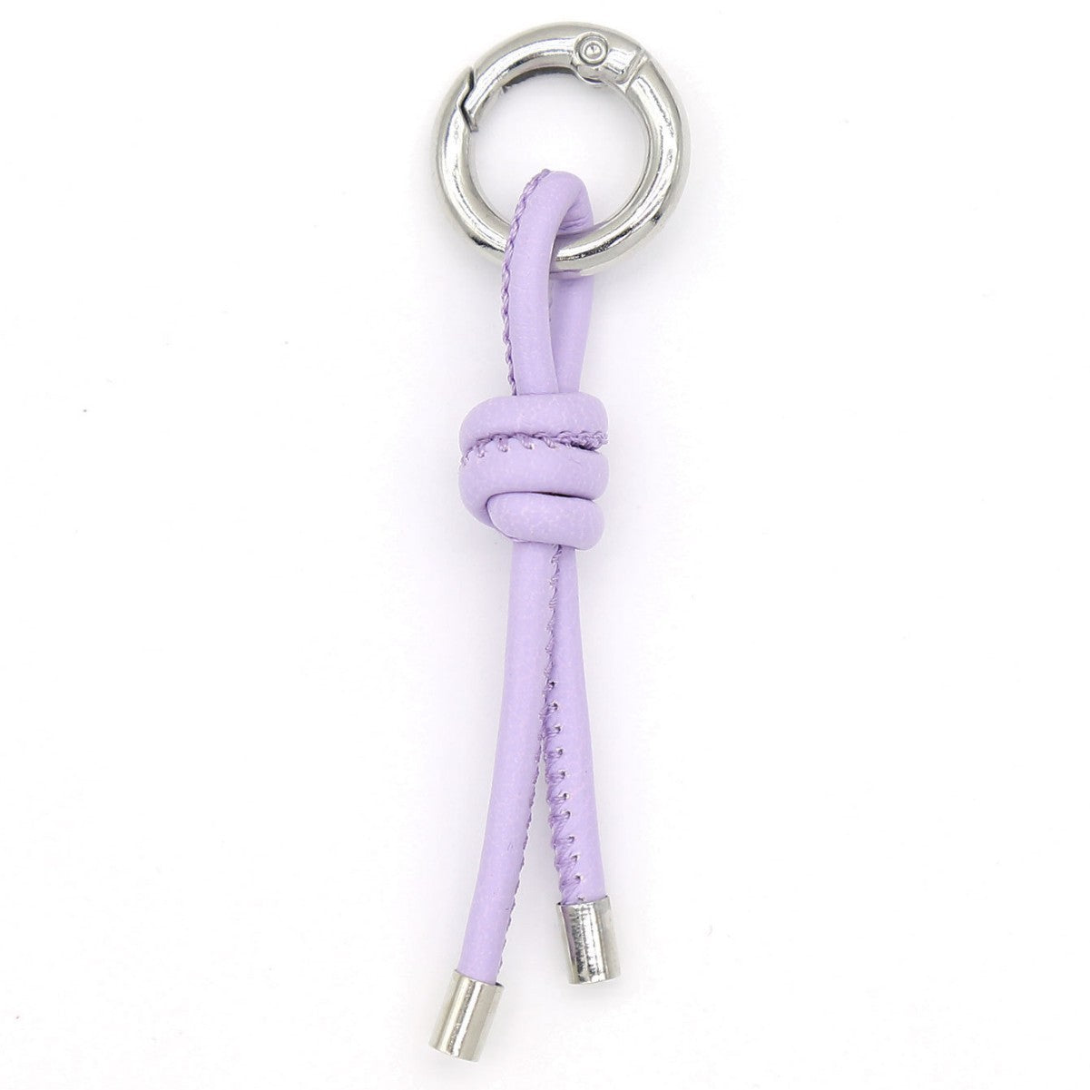 Wholesale  Pu Leather Rope Lanyard Keychains