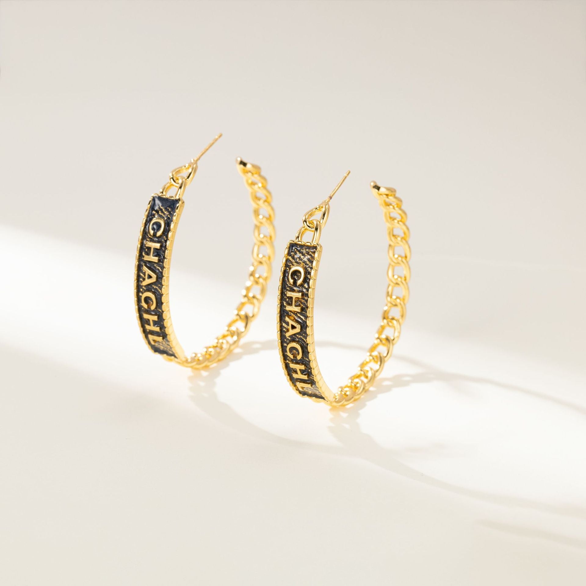 Wholesale Exaggerated large metal earrings