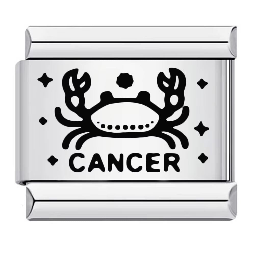 Wholesale Zodiac Element Stainless Steel Modular Bracelet DIY Jewelry Accessory