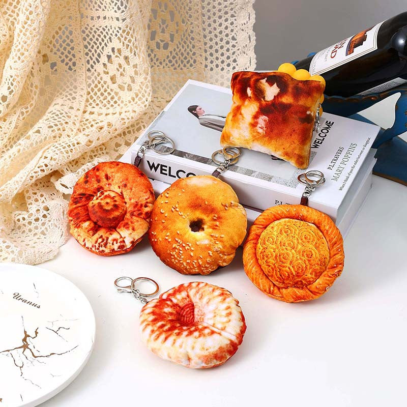 Wholesale Pancake Roasted Nang Plush Keychain ACC-KC-XiaW003