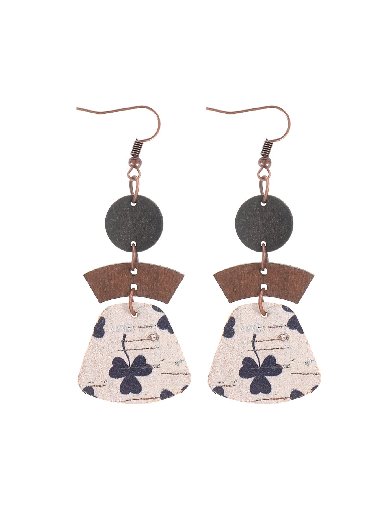 Wholesale  Bohemian Style Multi-Layered Splicing Earrings