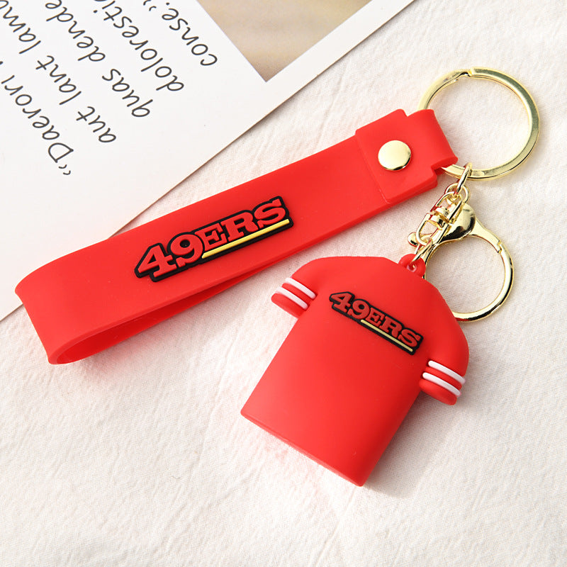 Wholesale Creative cartoon bull head key chain