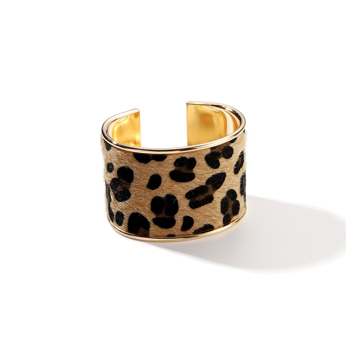 Wholesale Wild Leopard Print Open Bracelet ACC-BT-Yiran001
