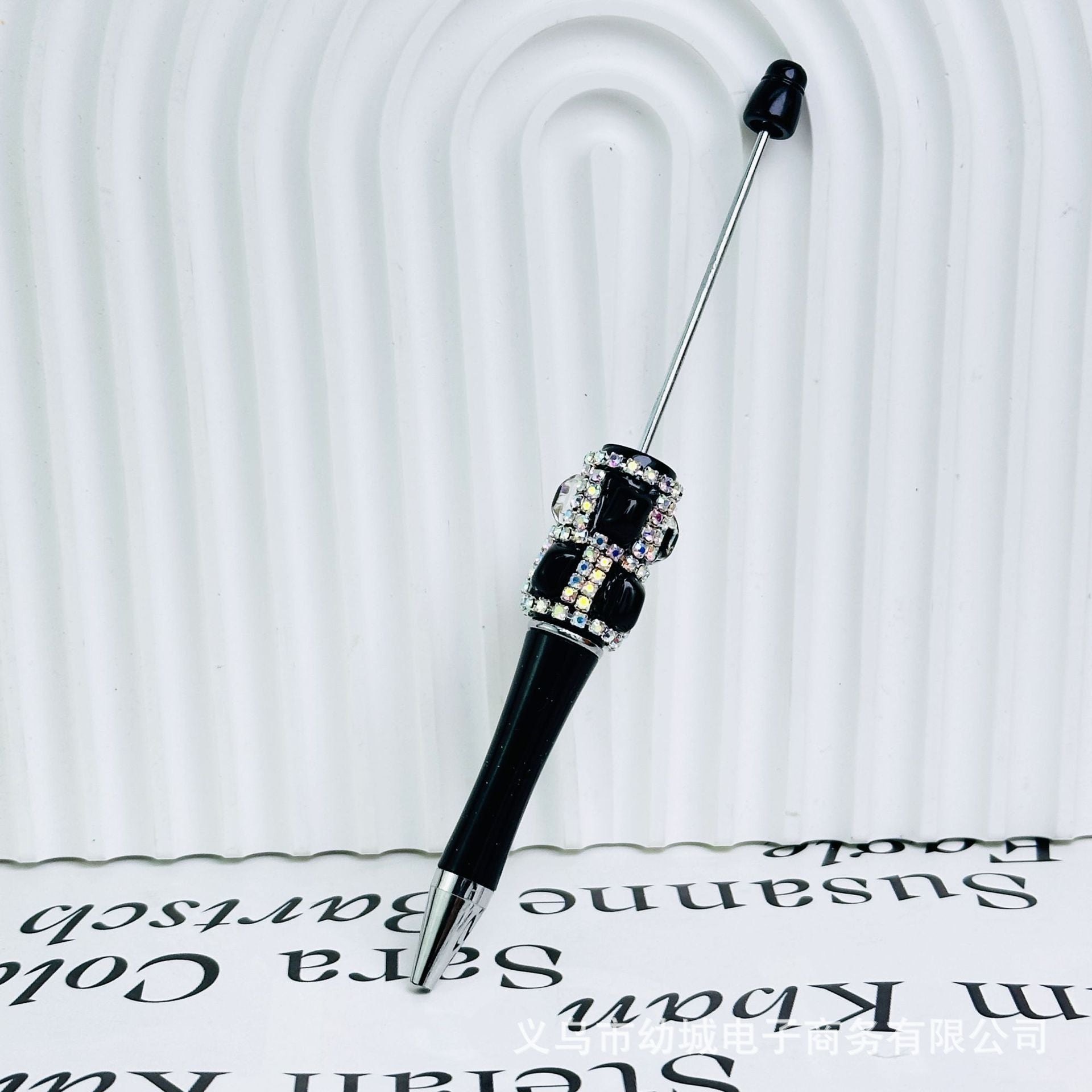 Wholesale 10pcs Creative DIY bright diamond beadable pens