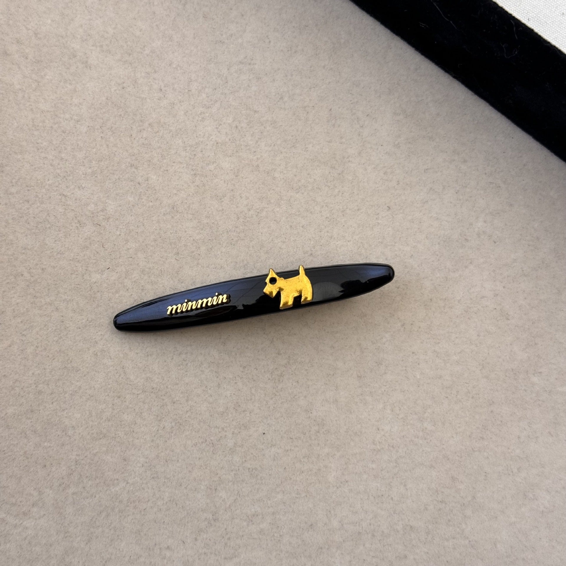 Großhandel süße Cartoon Red Welpe Haarnadel