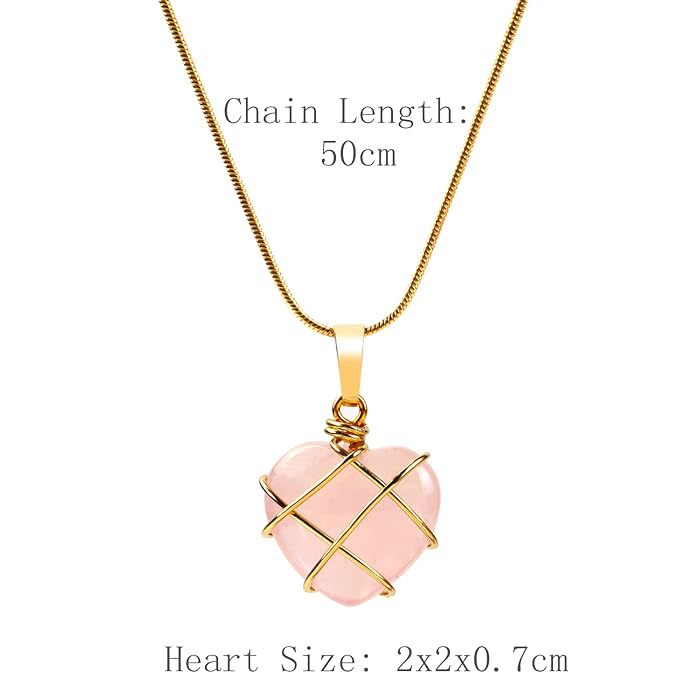 Wholesale Opal Heart Pendant Necklaces ACC-NE-MLR007