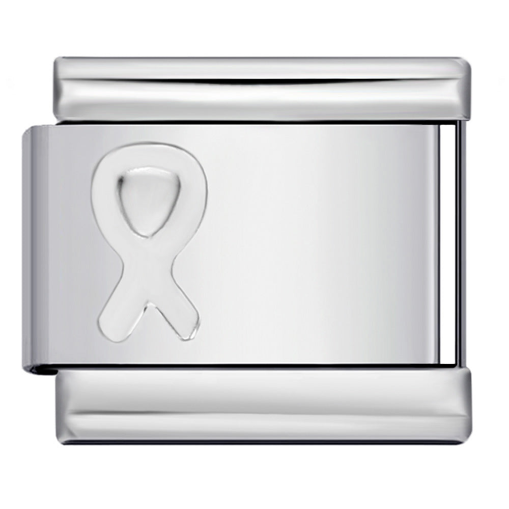 Wholesale Italian Charm Bracelet 9mm DIY Splicing Removable Silver Stainless Steel Composable Bracelet