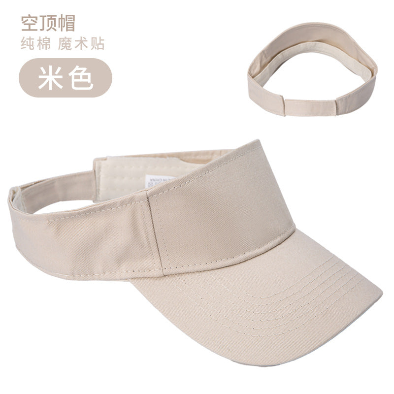 Wholesale Solid Color Pure Cotton Empty Top Hat