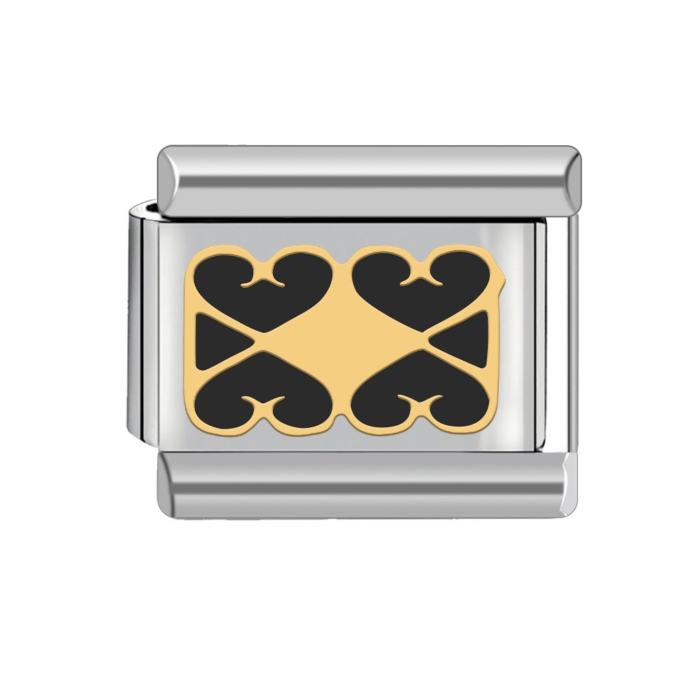 Wholesale Italian Charm Bracelet 9mm DIY Splicing Butterfly Series Stainless Steel Composable Bracelet