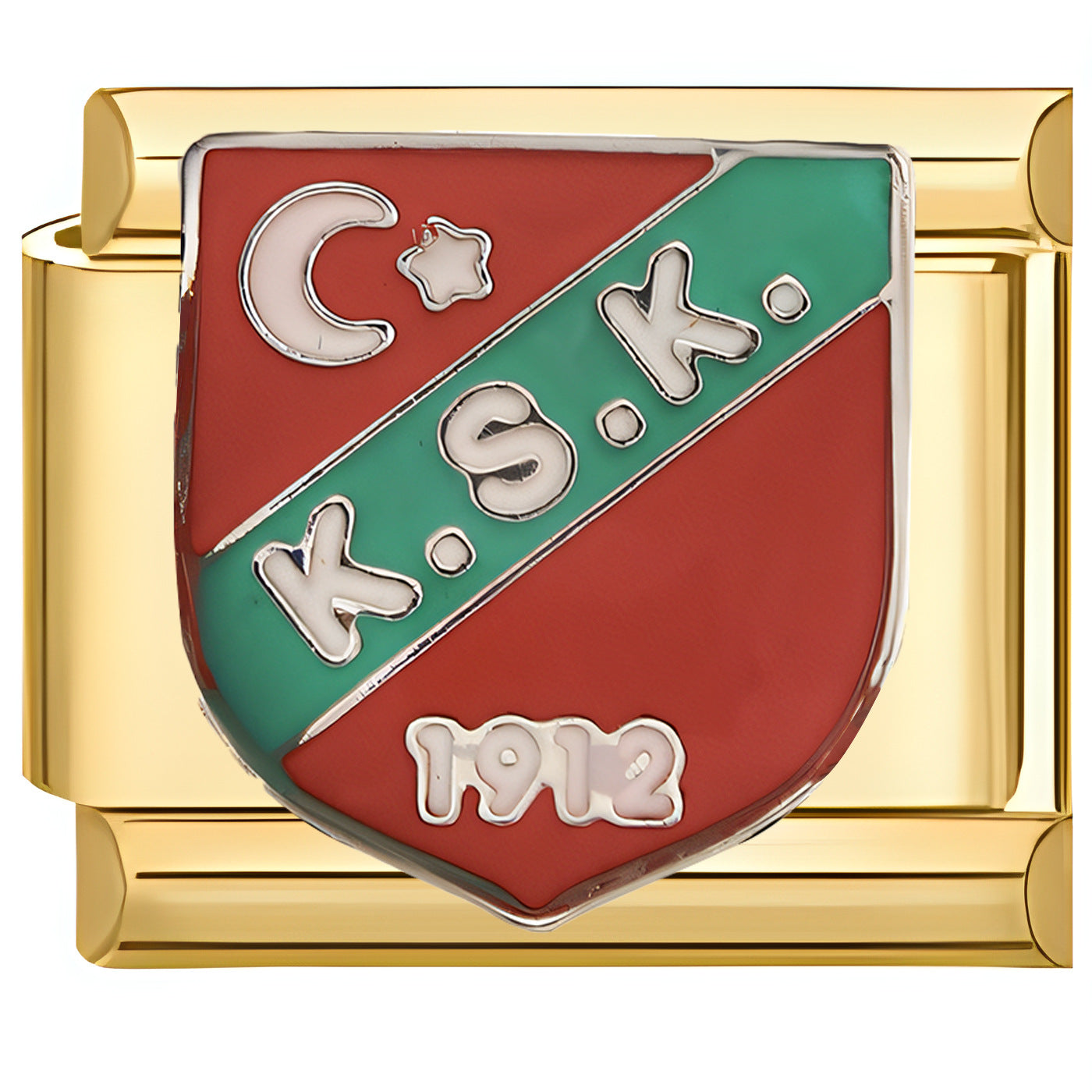 Wholesale Italian Charm Bracelet 9mm DIY Splicing Creative Digital Stainless Steel Composable Bracelet