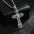 Wholesale Titanium Steel  Cross Necklace  Hip-Hop All-Match Pendant Necklaces
