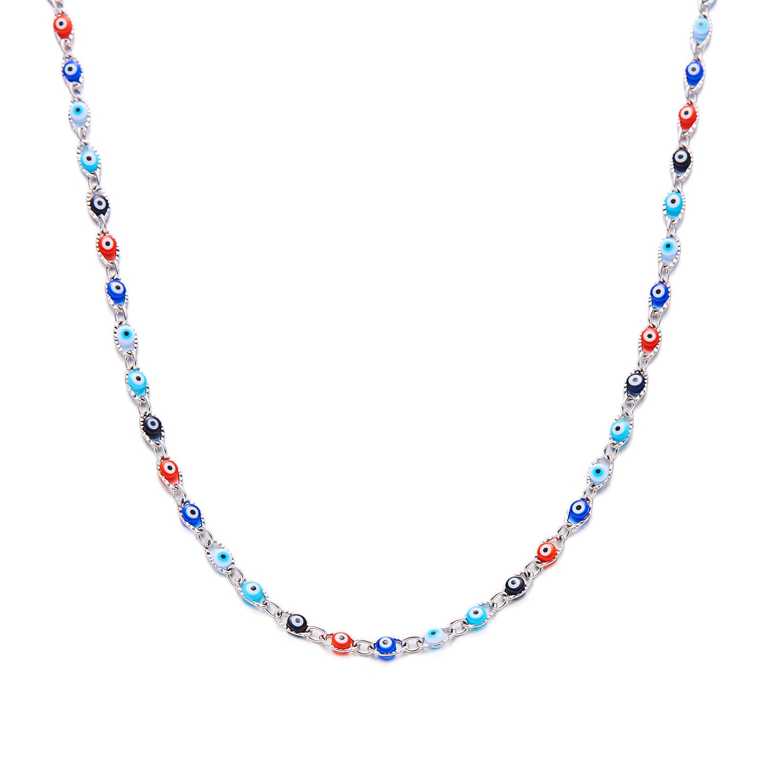 Wholesale  Stainless Steel Devil's Eye Fashion Bracelet Necklace