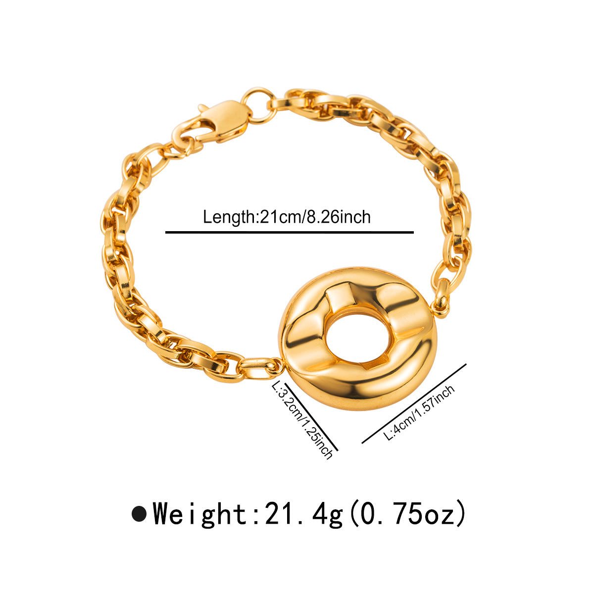 Wholesale  Stainless Steel Bracelet Accessible Luxury Retro Elegant Geometric Butterfly Ot Buckle Bracelet for Women