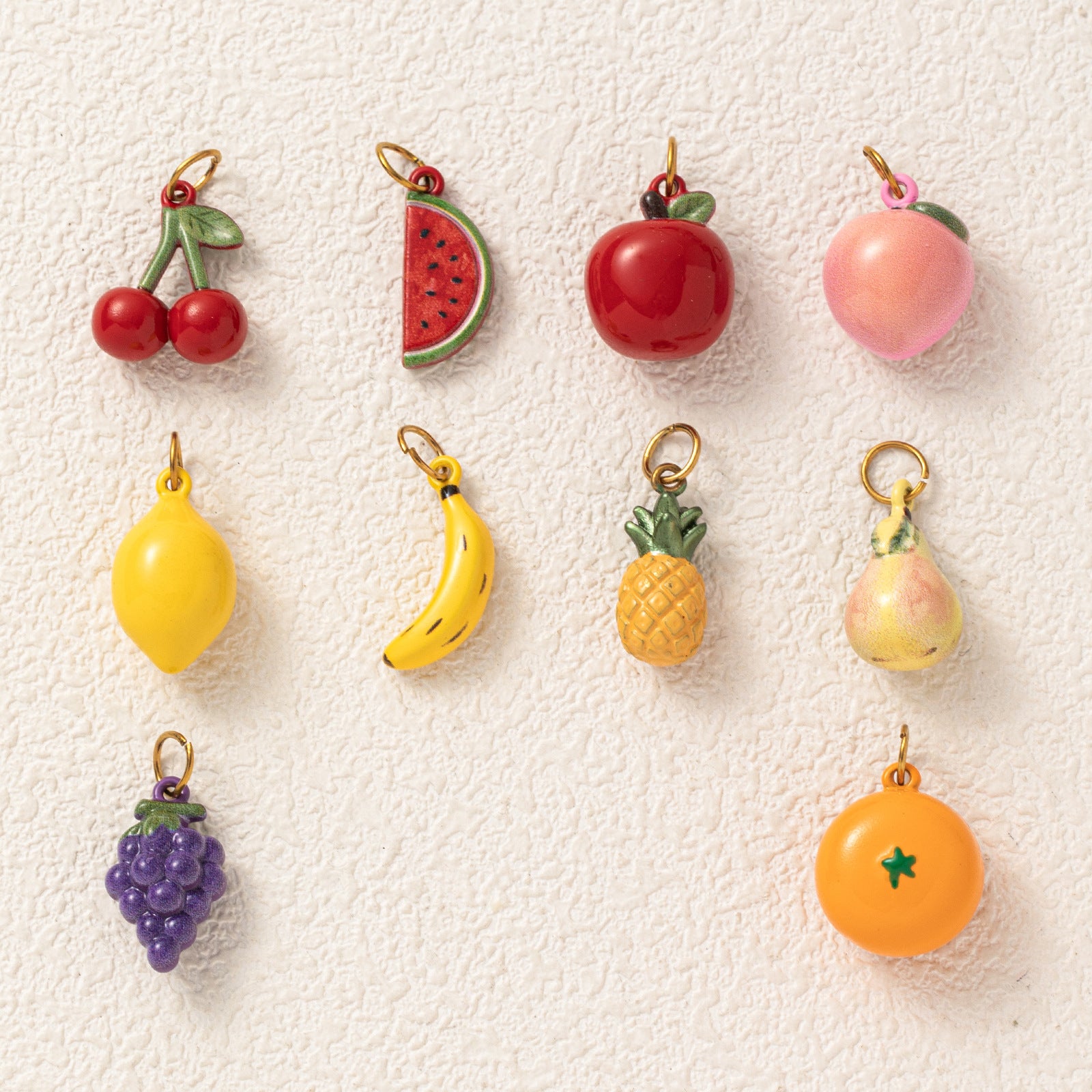 Wholesale Stainless Steel Fruit Pendant Necklace Banana Grape Charm Fashion Jewelry Accessory Gift