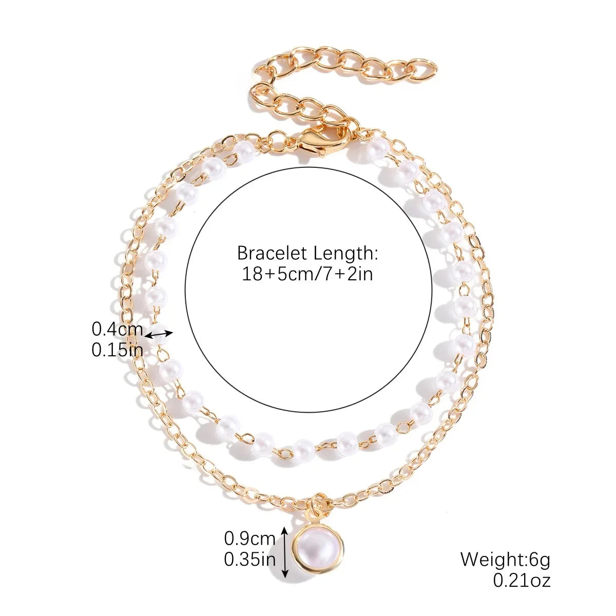 Wholesale  Multi-layer Pearl Bracelet