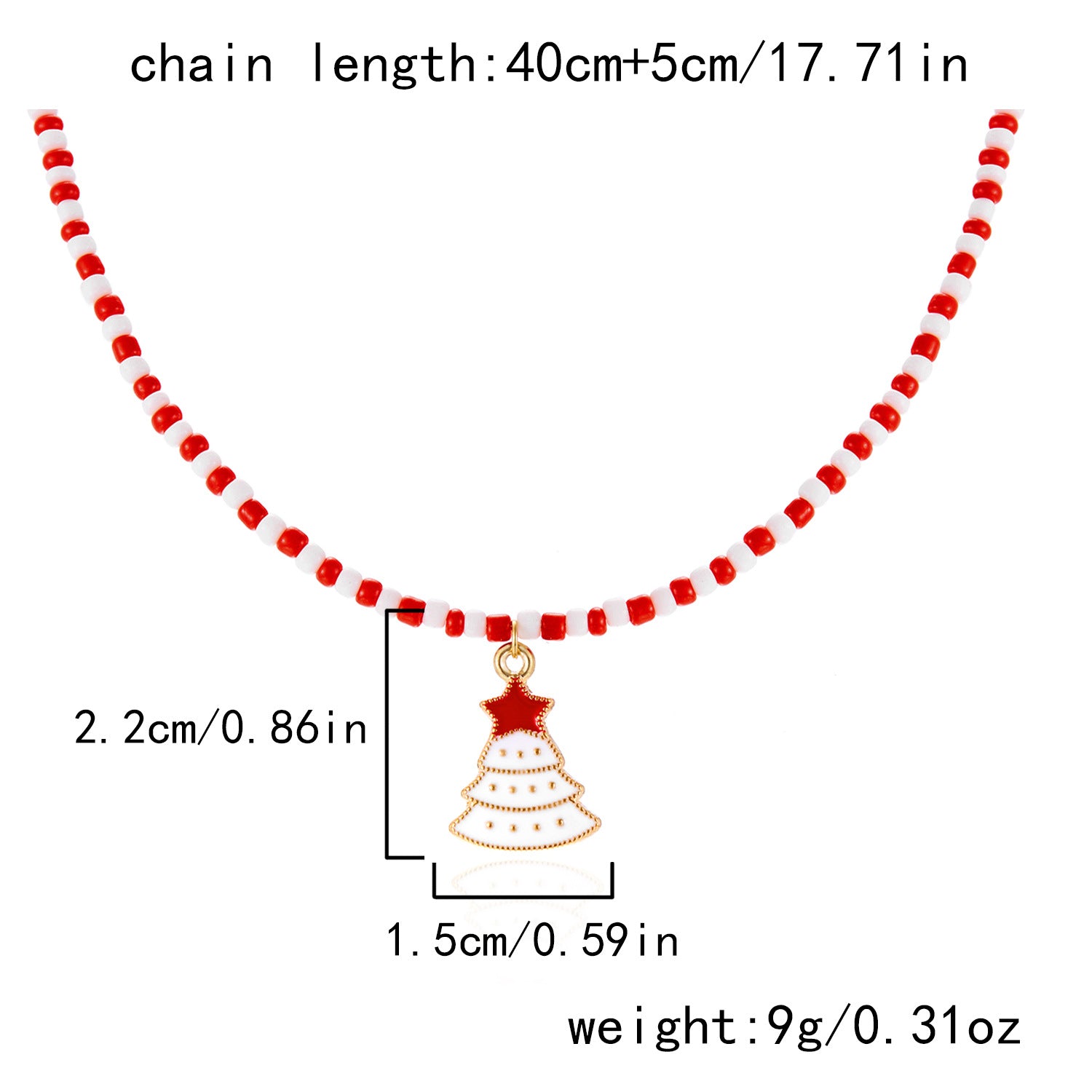 Wholesale Handmade Beaded Christmas Necklaces