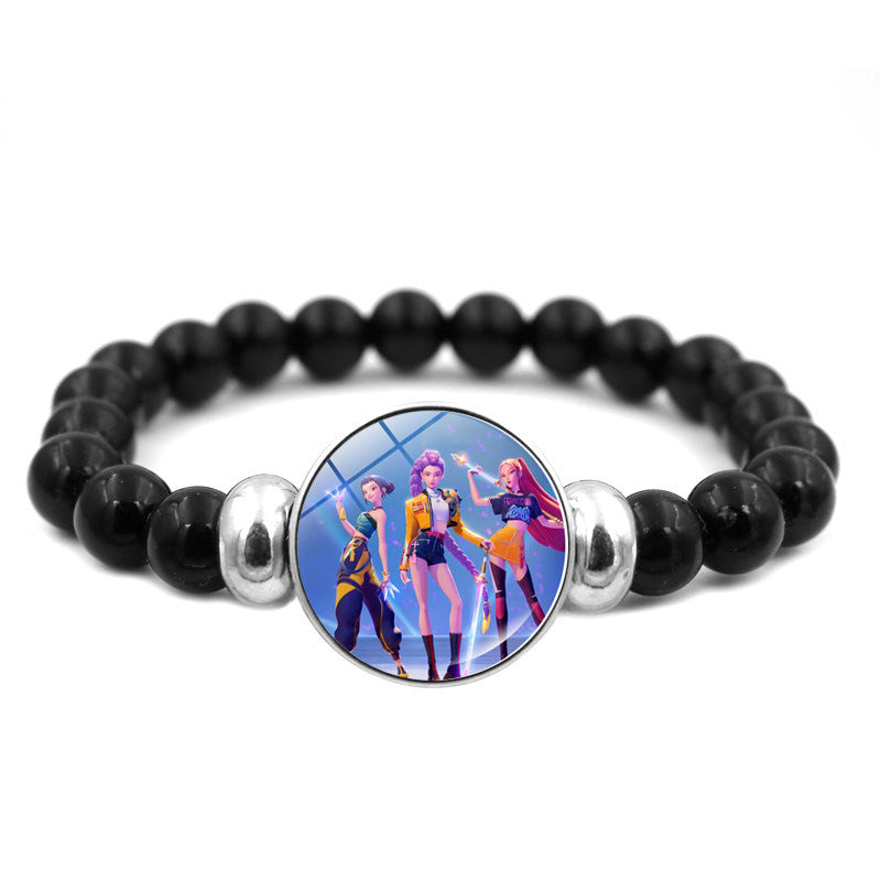 Wholesale Resin K-POP Beaded Bracelet ACCVIP