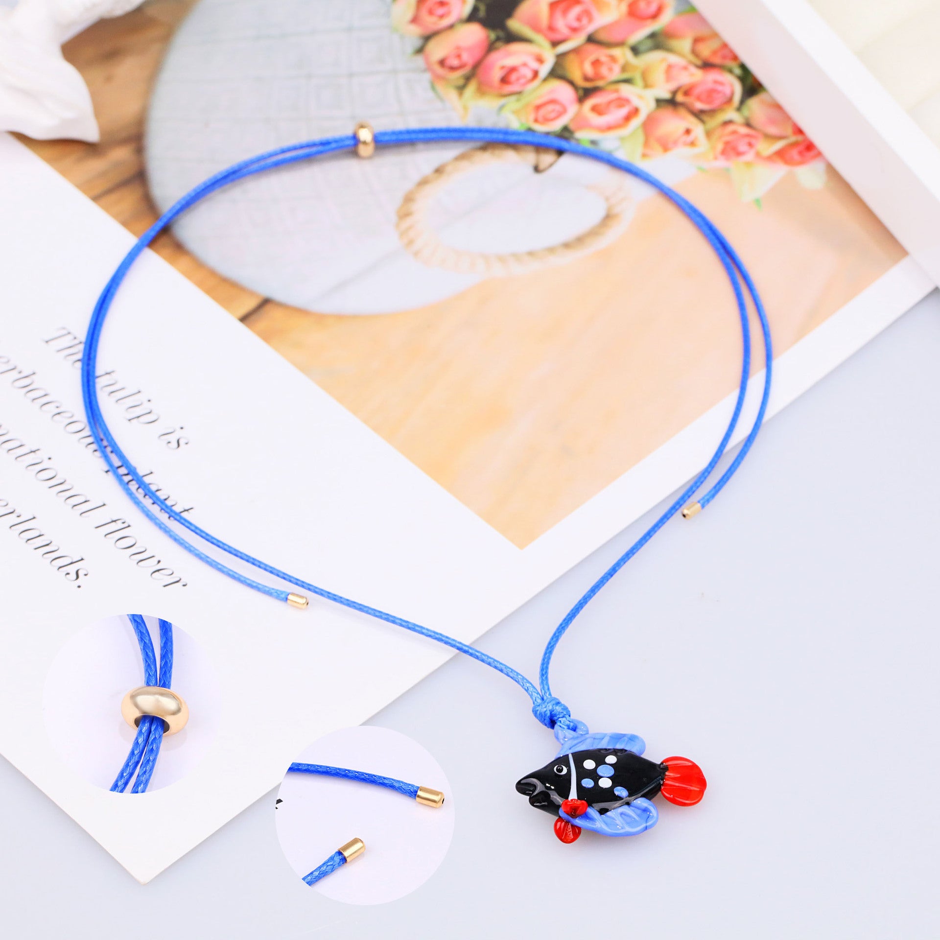 Wholesale  Tropical Fish Seahorse Walrus Dolphin Stretch Necklace