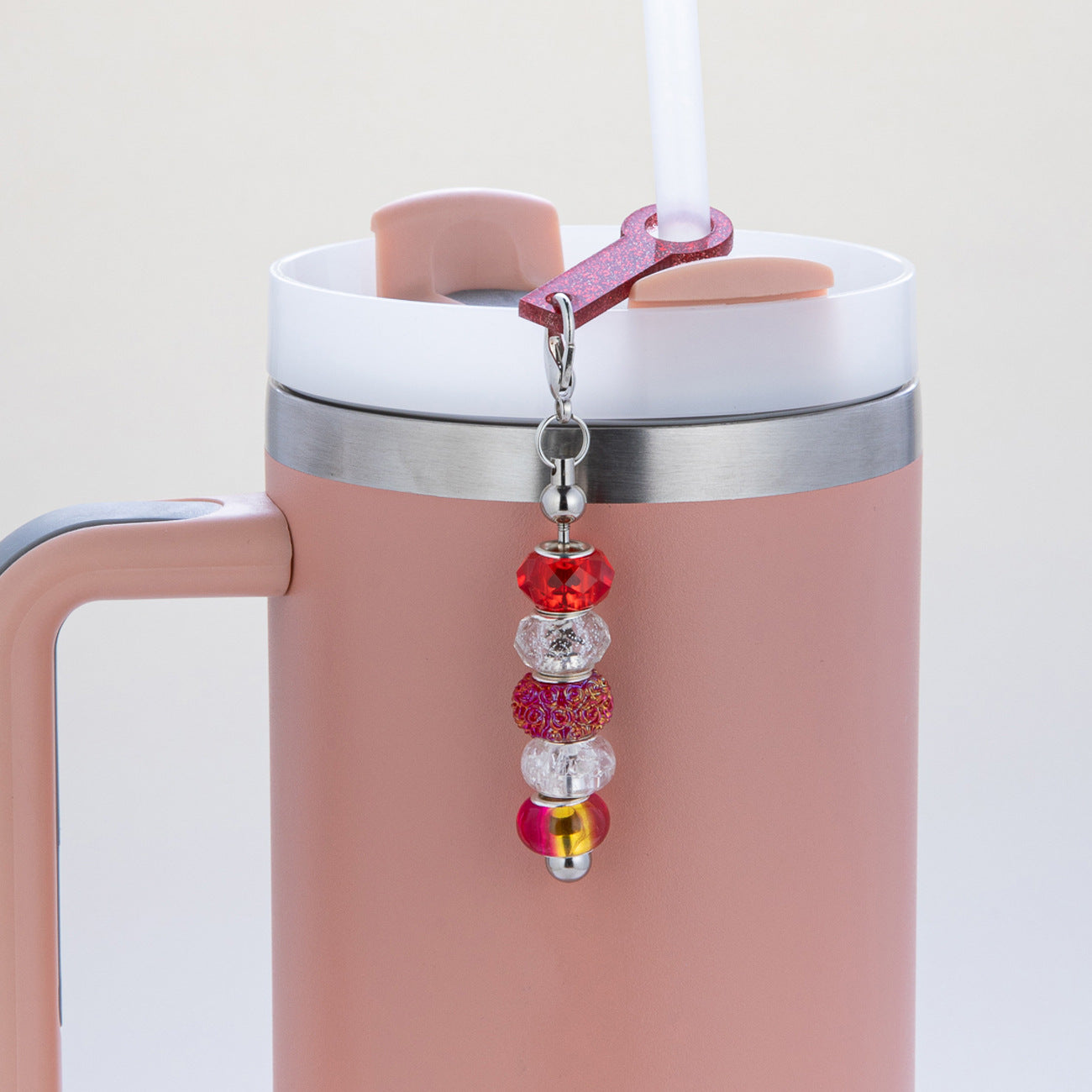 Wholesale DIY Beadable Acrylic Suitable for 8Mm-10Mm Water Cup Straw Accessories Decoration