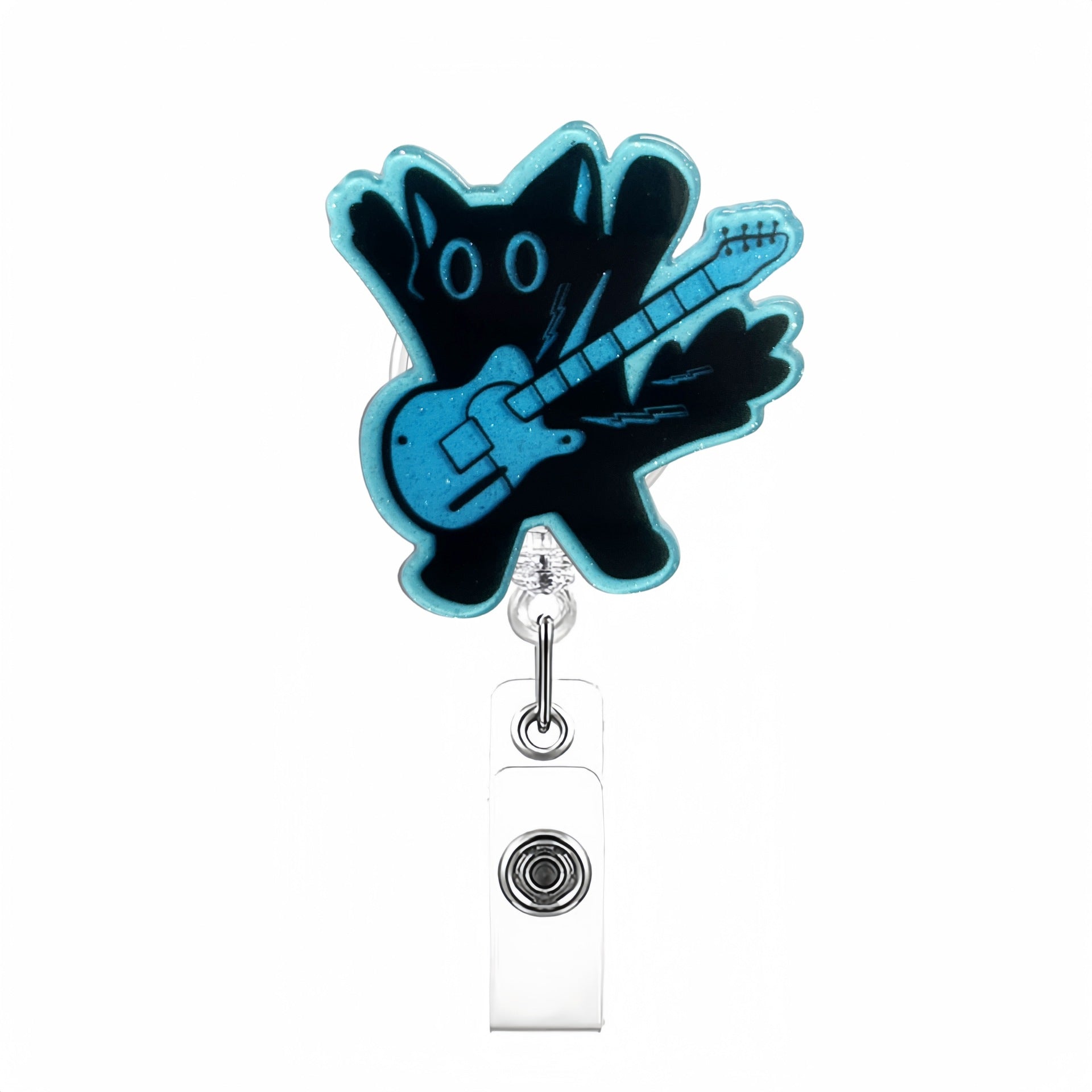 Wholesale Rock Bear Badge Reels Keychains