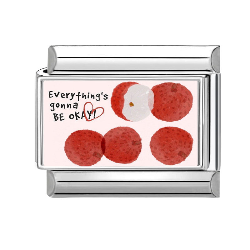 Wholesale Fruit-Themed Italian Modular Multifunctional DIY Creative Birthday Gift Retro Connectable Jewelry Accessories Bracelet