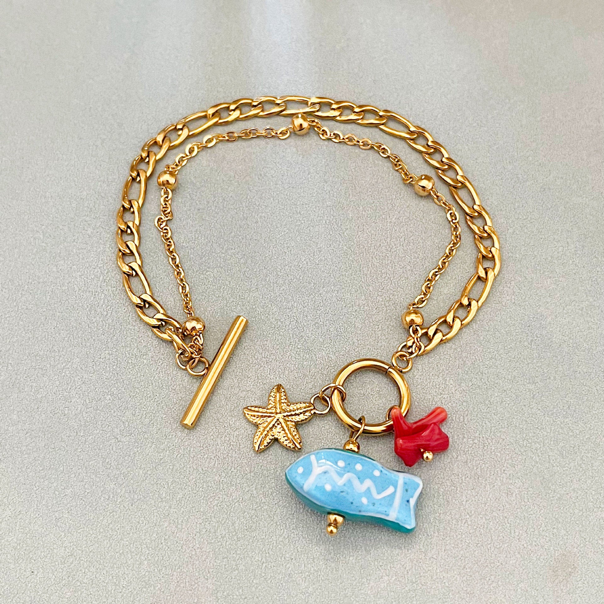 Wholesale Original  Resort Style Starfish Fish  Bracelet