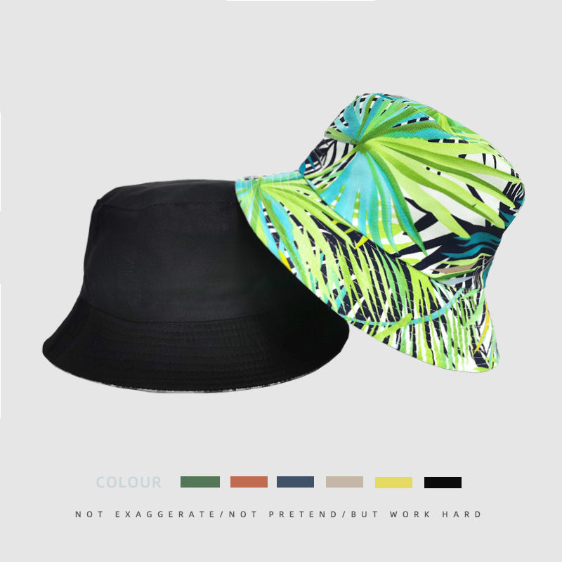 Wholesale  Coconut Leaves Cool Fisherman Hat Bucket Hat