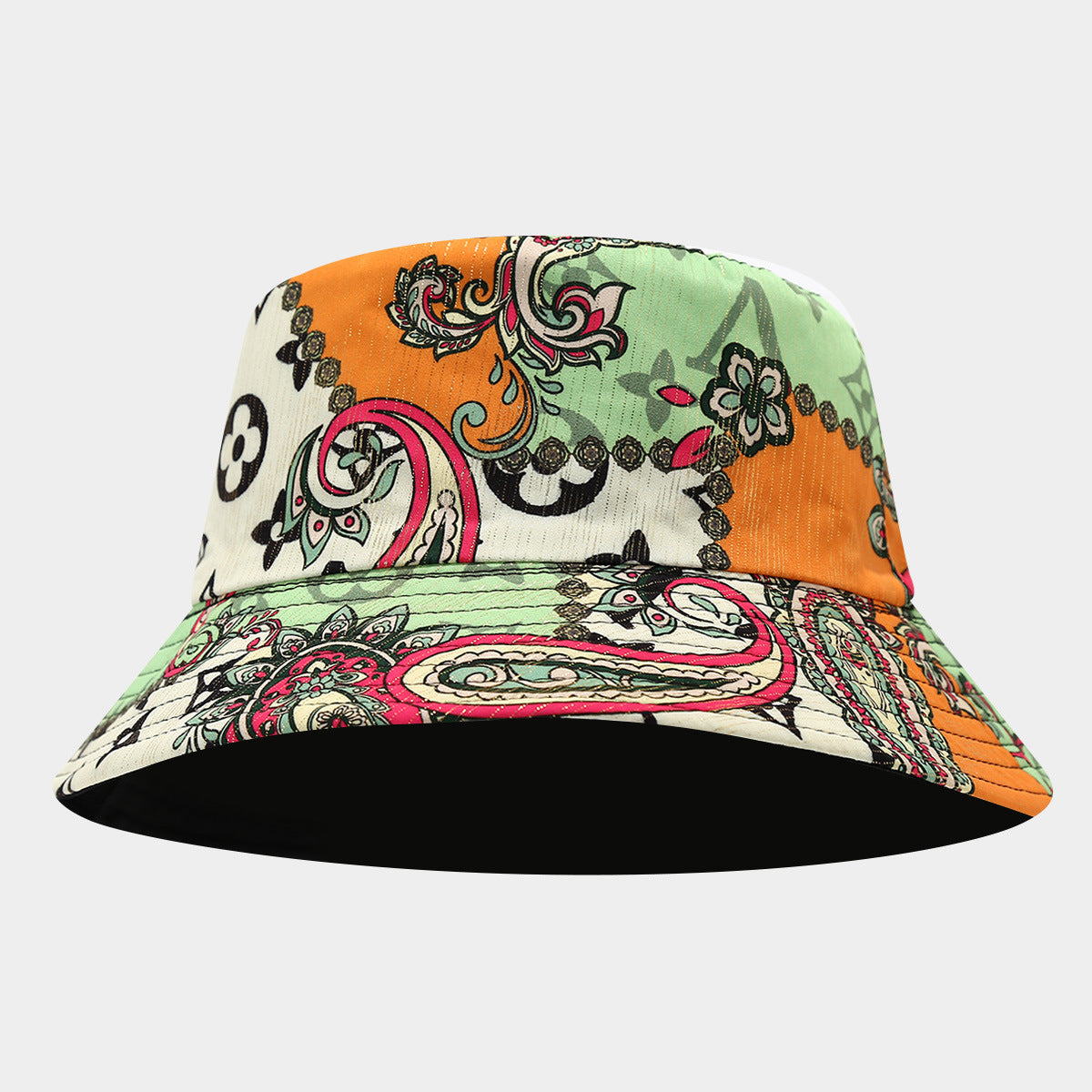Wholesale Bohemian style pattern retro hot diamond double-sided fisherman hat