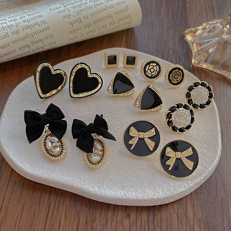 Wholesale Bow Copper S925 Silver Needle Earrings Bow Earrings Pearl Earrings ACC-ES-LvSha002