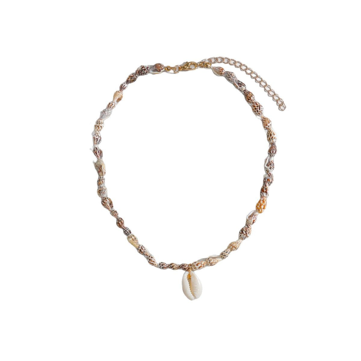 Wholesale Bohemian Holiday Style Natural Shell Pendant Clavicle Chain