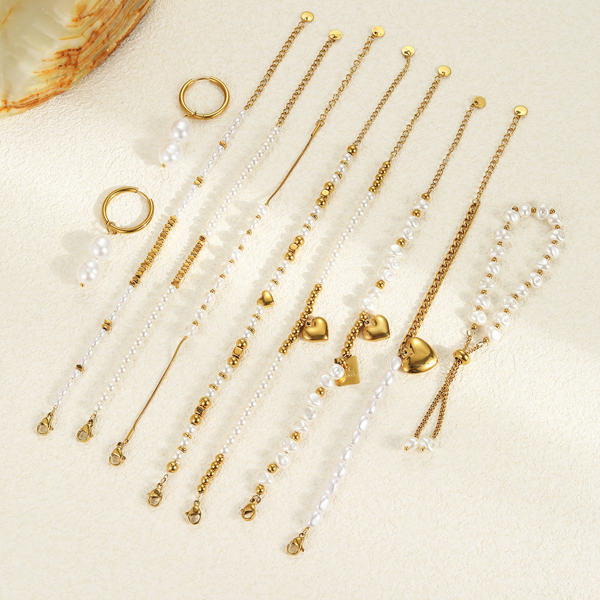 Wholesale  Pearl Stainless Steel Bracelet  Jewelry