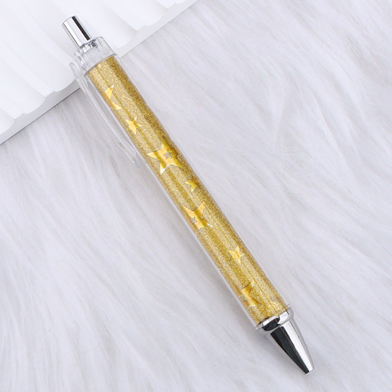 Wholesale Pink Bow Heart Roll Paper Ballpoint Pen