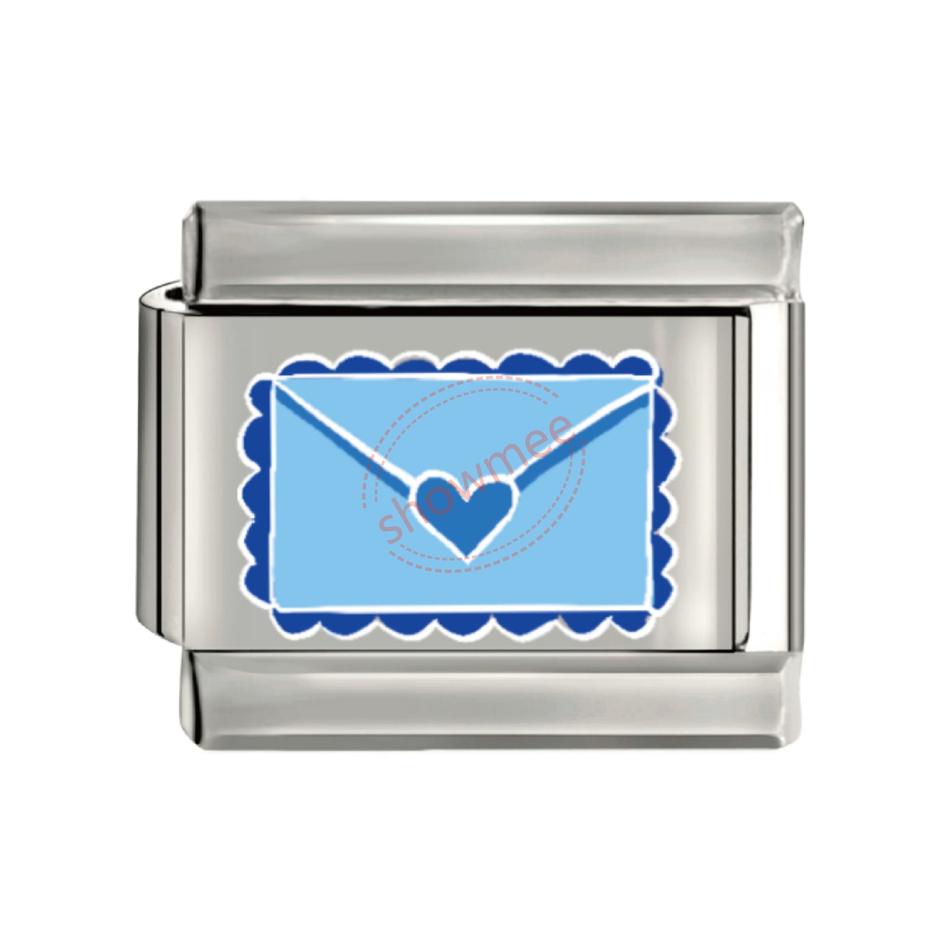 Wholesale 10pcs Italian Charm Bracelet 9mm DIY Splicing Father's Day Elements Titanium Steel Composable Bracelet