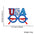 Wholesale  Independence Day Five-pointed Star Glasses Decoration
