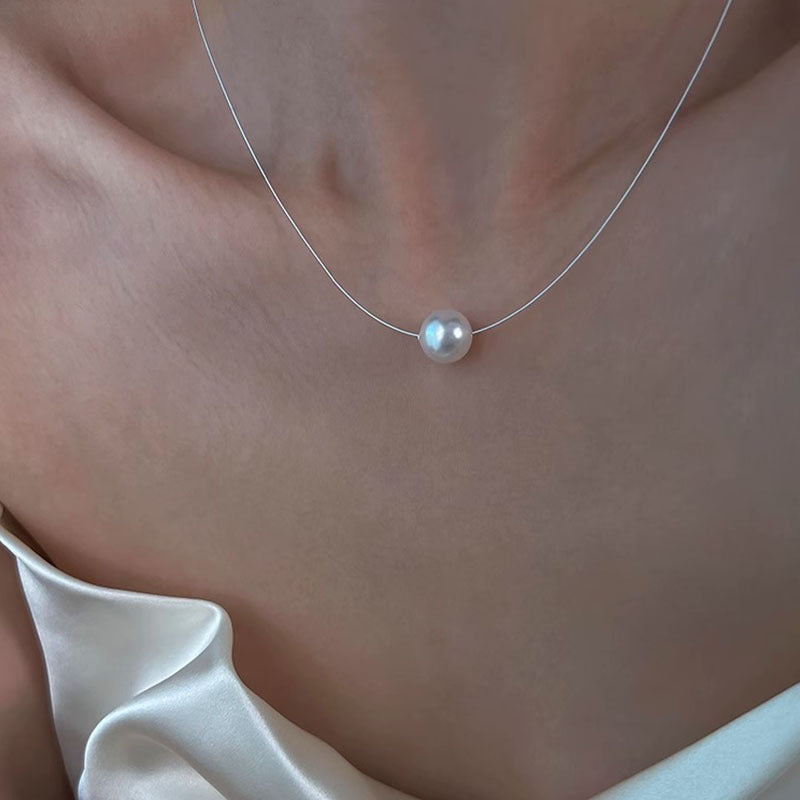 Wholesale Light Luxury  Retro Classic All-match Pearl Necklace