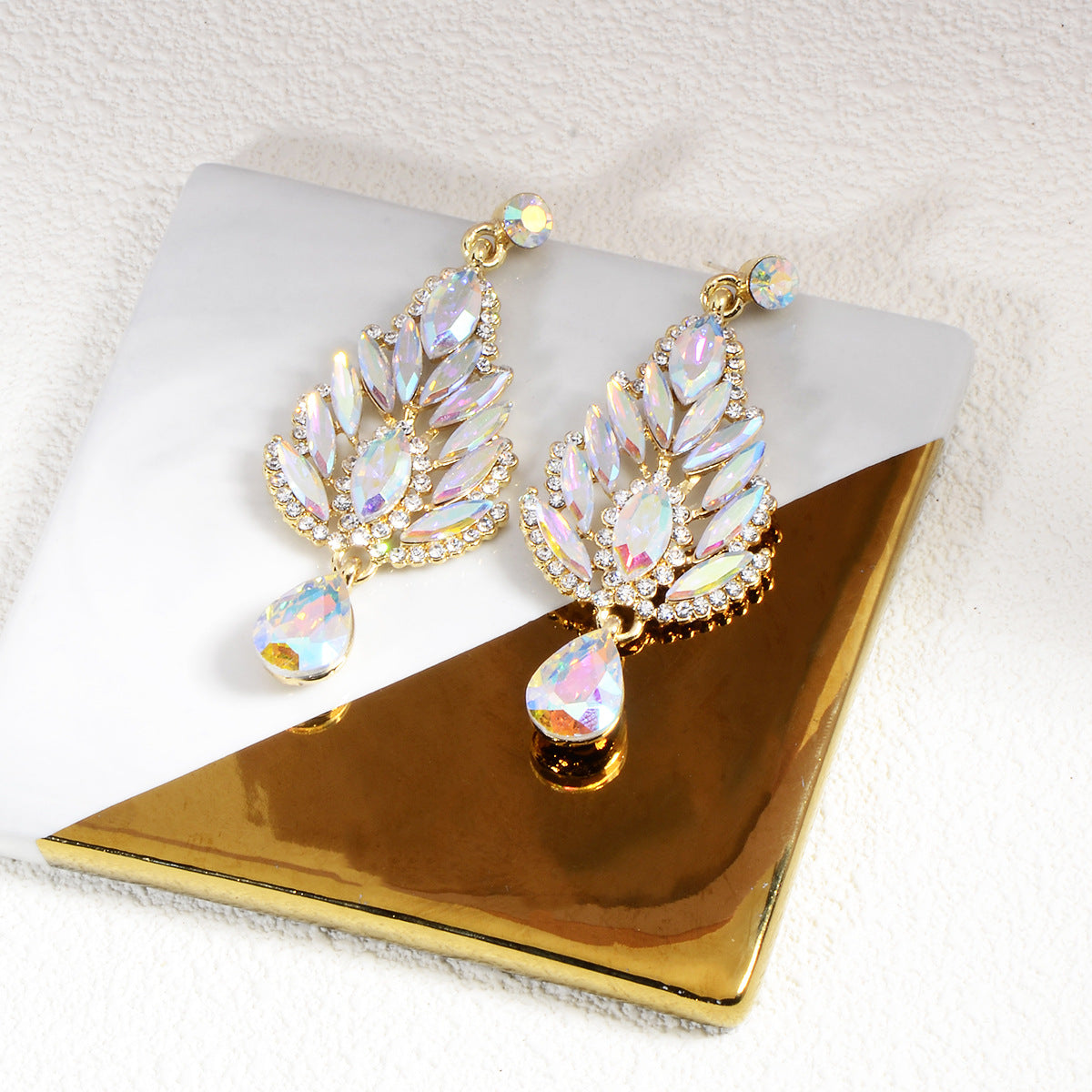 Wholesale Rhinestone Earrings Long Crystal Earrings Luxury Earrings ACC-ES-YiN003