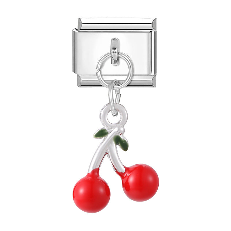 Wholesale  Italian Charm Bracelet 9mm DIY Splicing Cute Creative Stainless Steel Composable Bracelet