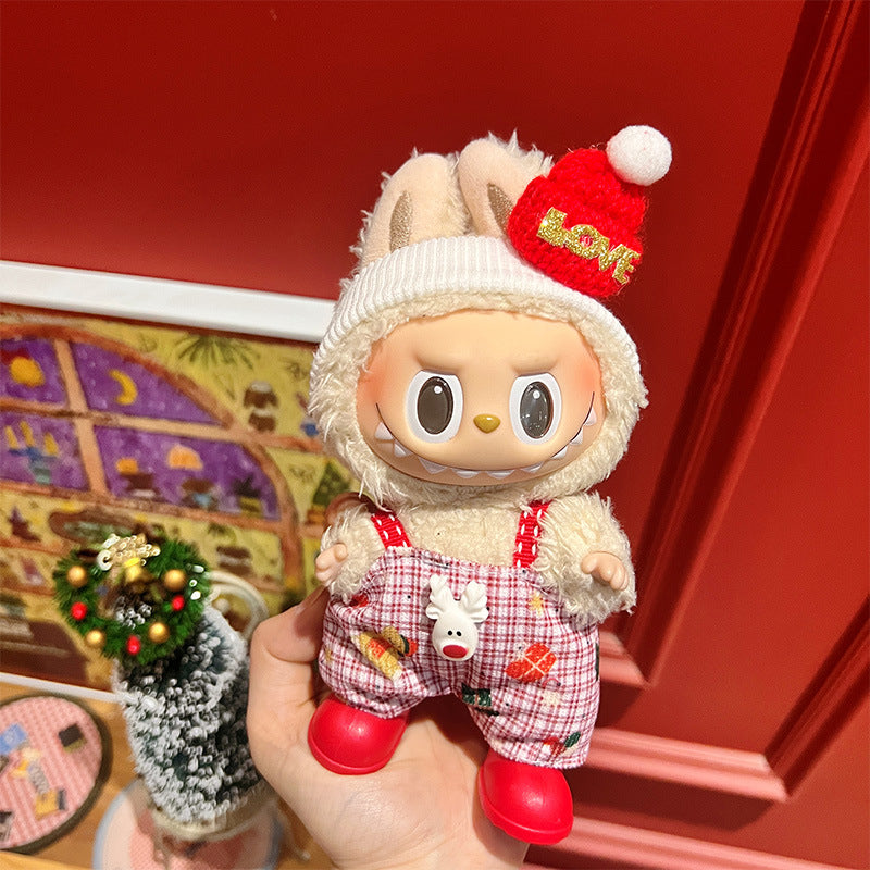 Wholesale Christmas Cute cartoon mini doll clothes
