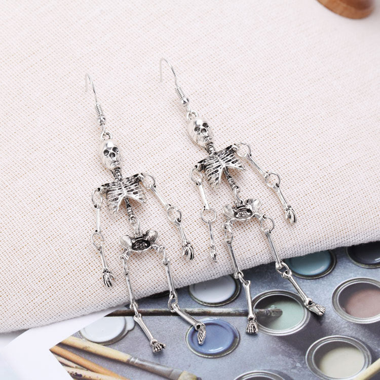 Wholesale Retro Skull Frame Earrings  Earrings