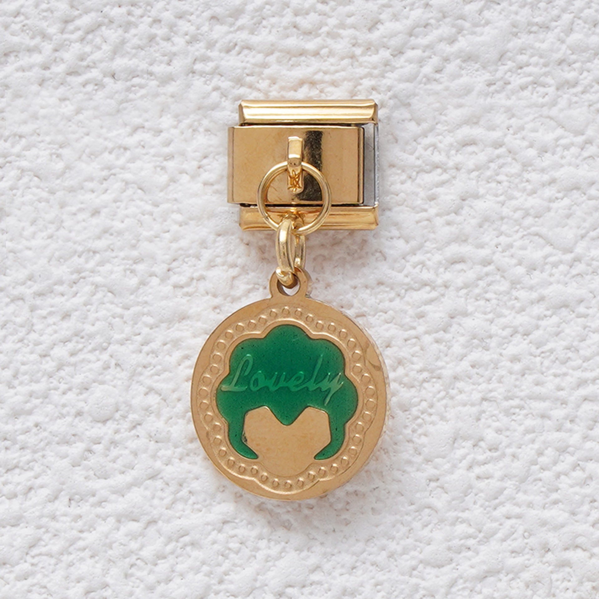 Wholesale Italian Charm Bracelet 9mm DIY Splicing Blue Eye Pendant Stainless Steel Composable Bracelet