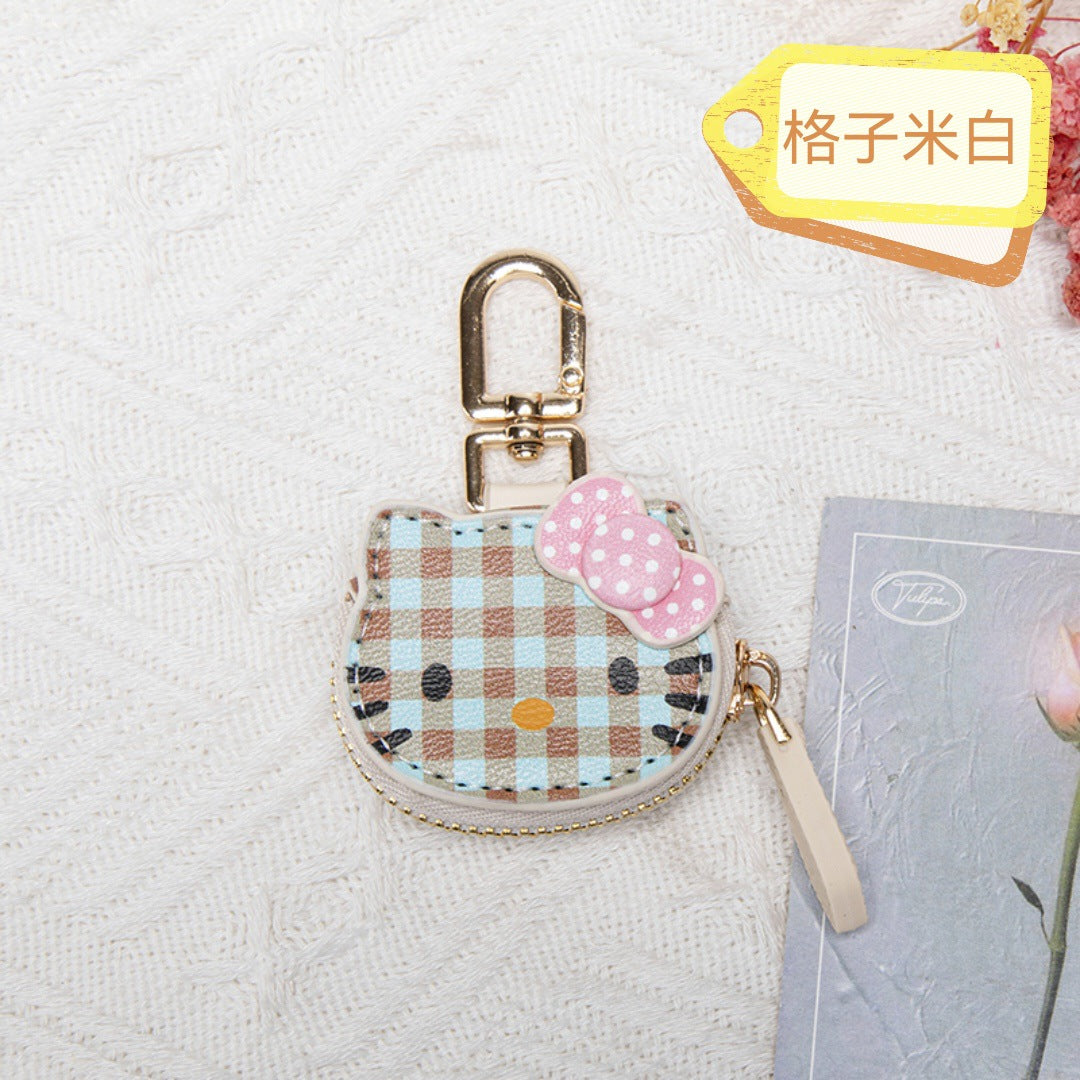 Wholesale Colorful cat keychain charm