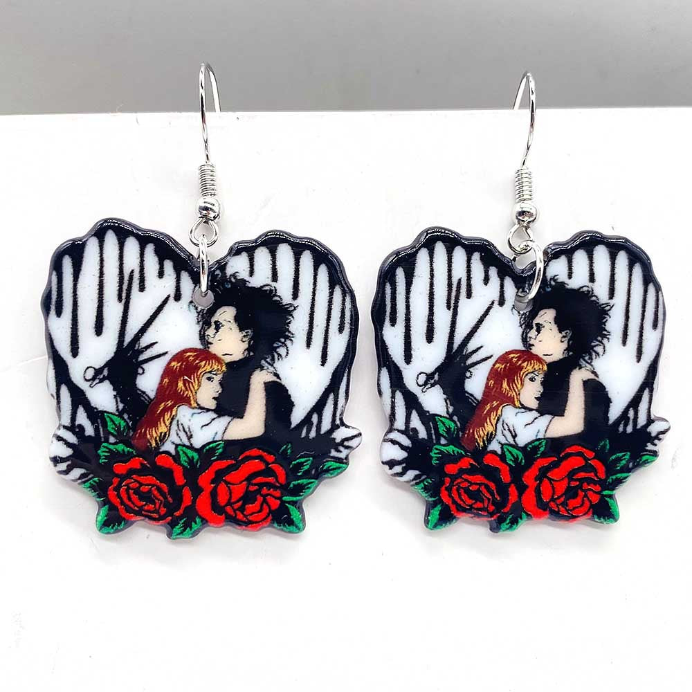 Wholesale Valentine's Day Halloween Acrylic Cartoon Anime Zombie Earrings ACC-ES-ChenY082