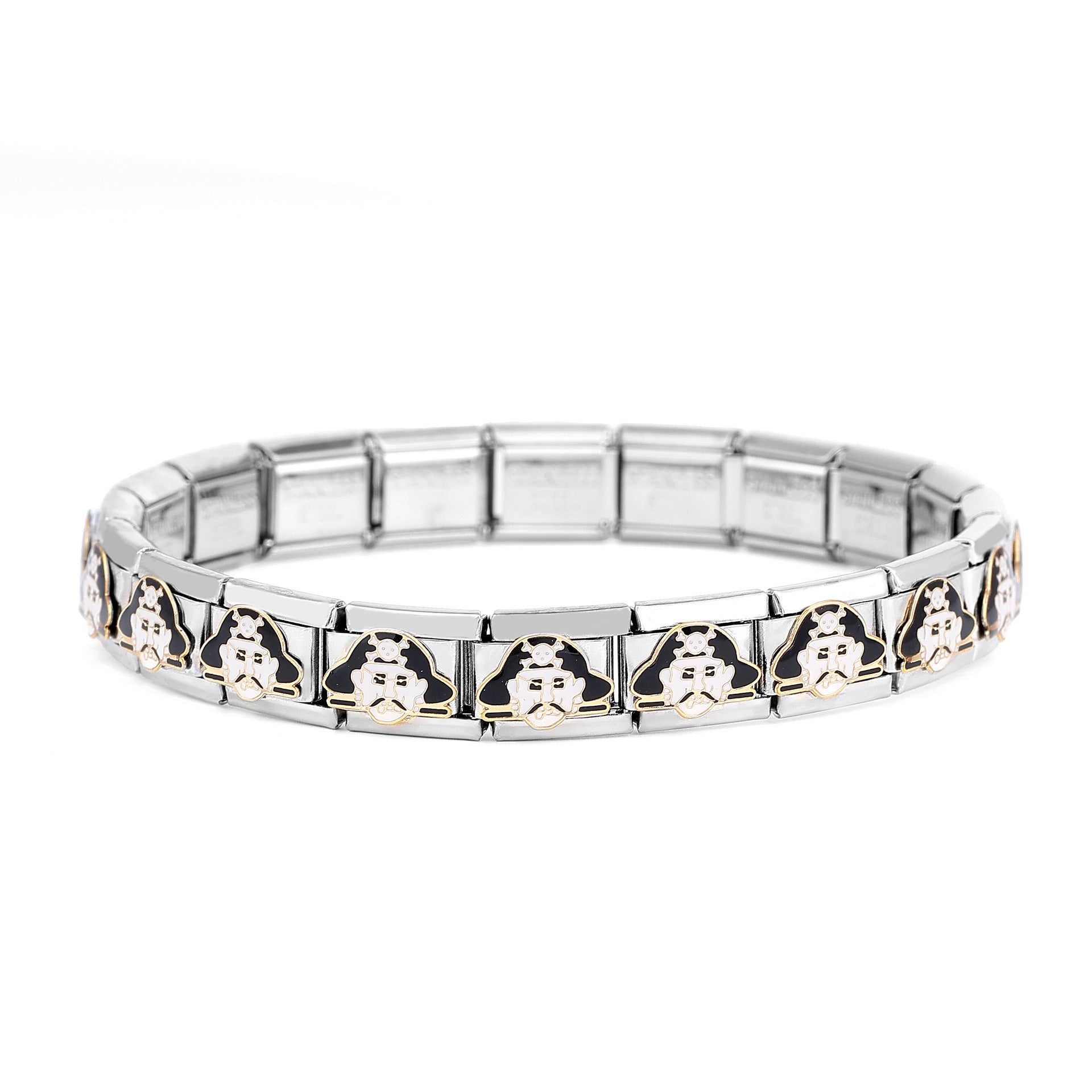 Wholesale Italian Charm Bracelet Charm Module Stainless Steel Bracelet 9mm DIY Pattern Free Stitching Detachable Composable Bracelet ACC-BT-XY001