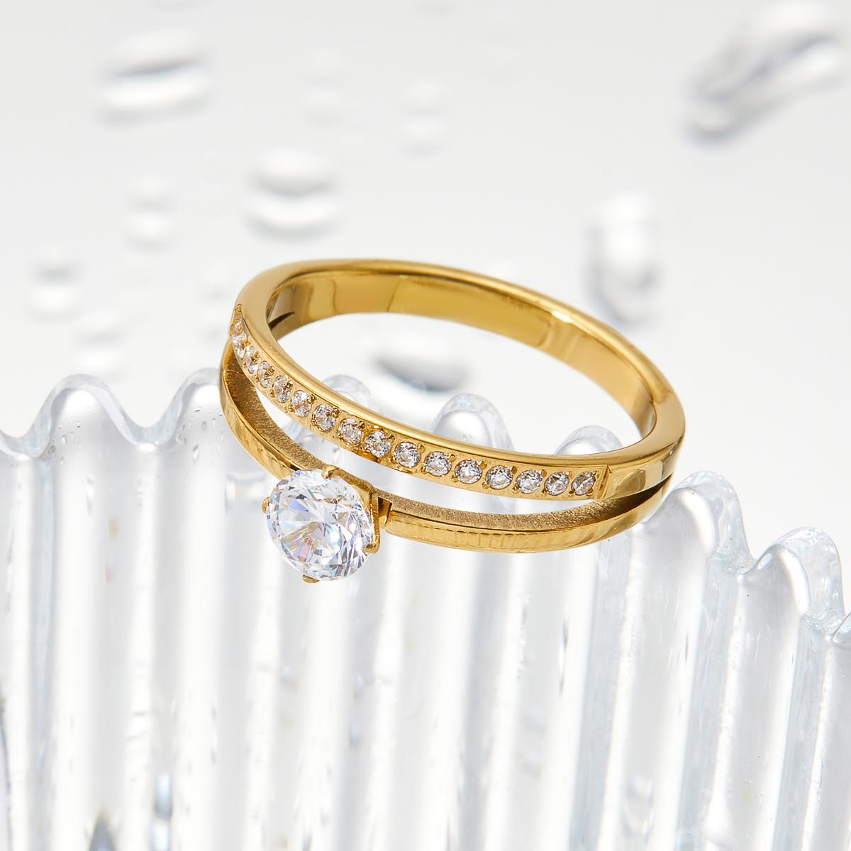 Wholesale Stainless Steel  Diamond Ring  All-match Rings