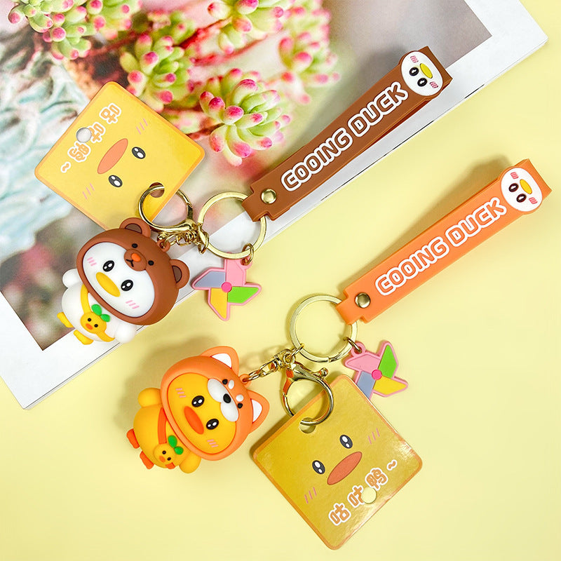 Wholesale Cartoon Cute Duck PVC Keychains ACC-KC-Chaow006