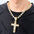 Wholesale Diamond Cross Pendant Cuban Necklace