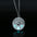 Wholesale  retro round star moon love oil drop luminous pendant necklace