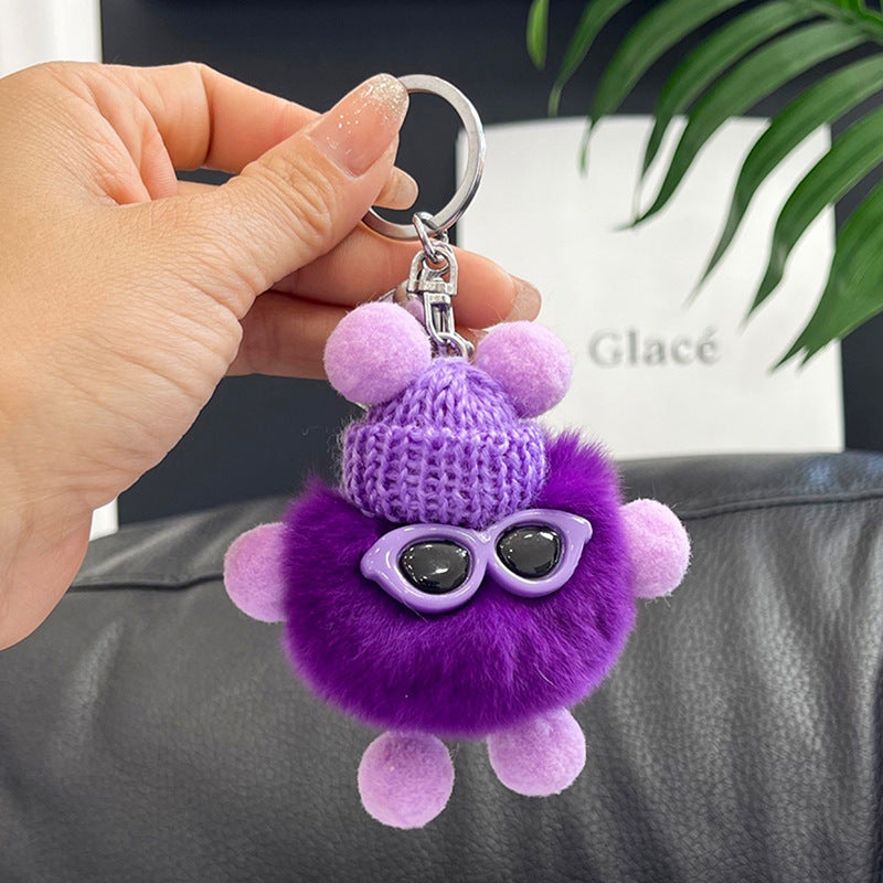 Wholesale Plush Briquettes Monster Keychains ACC-KC-Chengx003