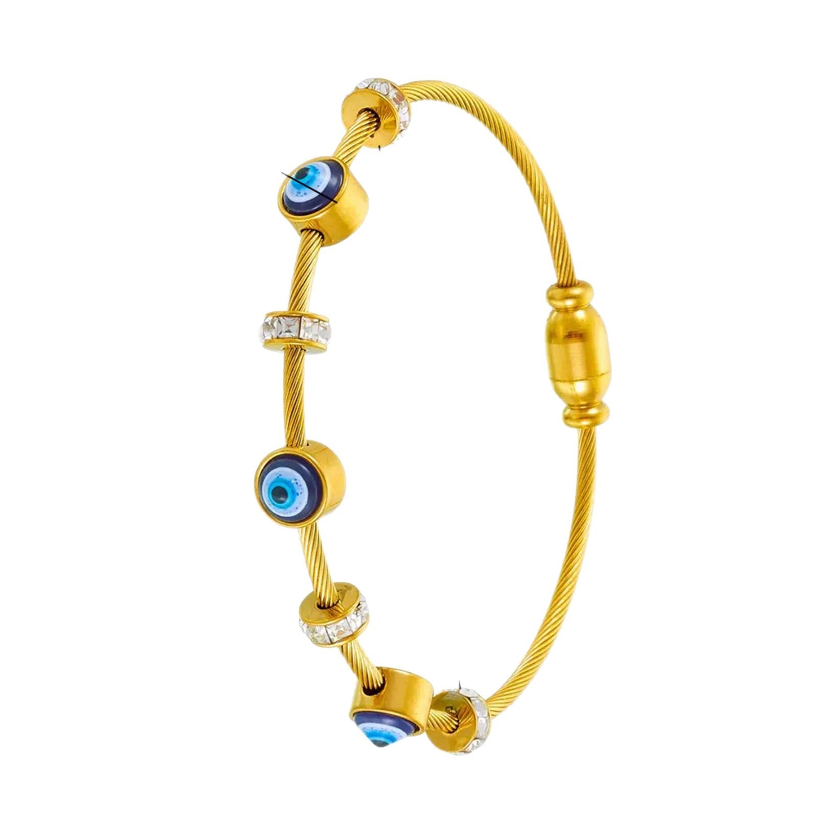 Wholesale devil' s eye oil drop bracelet retro Stainless Steel Bracelets