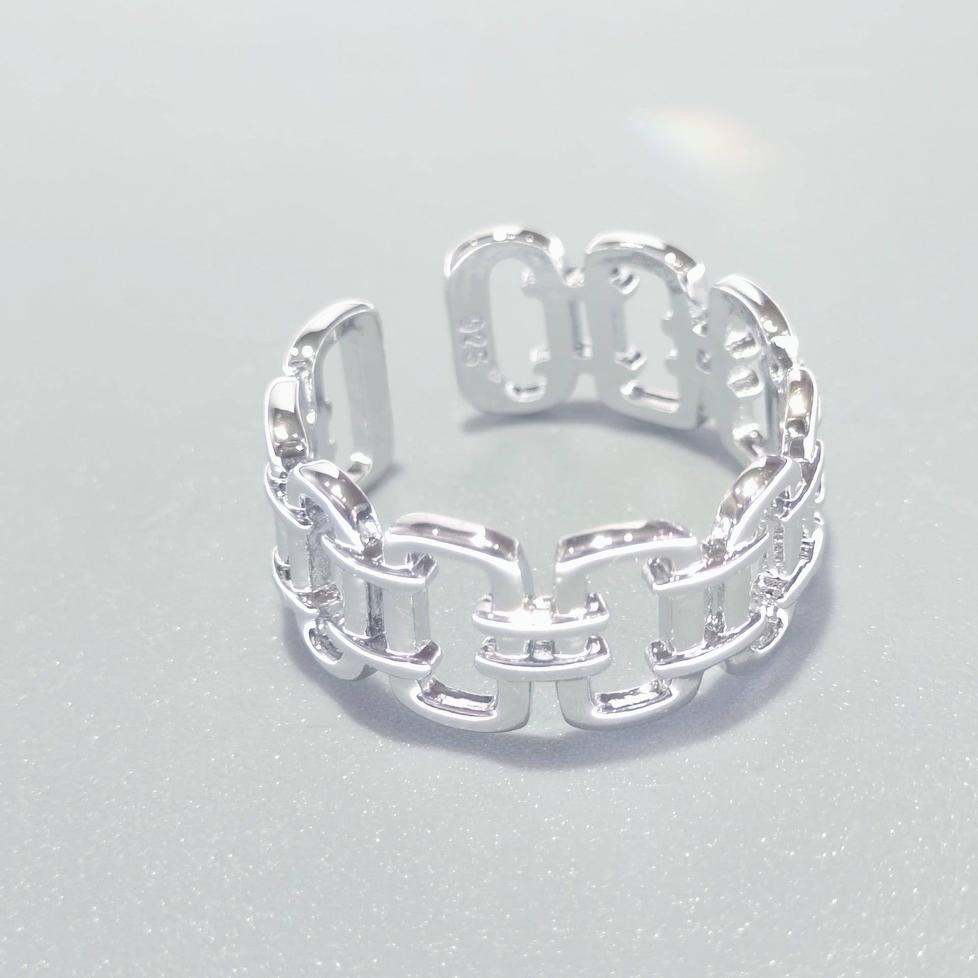 Wholesale index finger line open ring